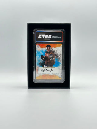 Carte signée "Jordan ZEBO" - Blue