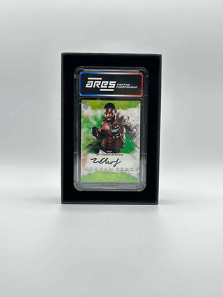 Carte signée "Jordan ZEBO" -Green